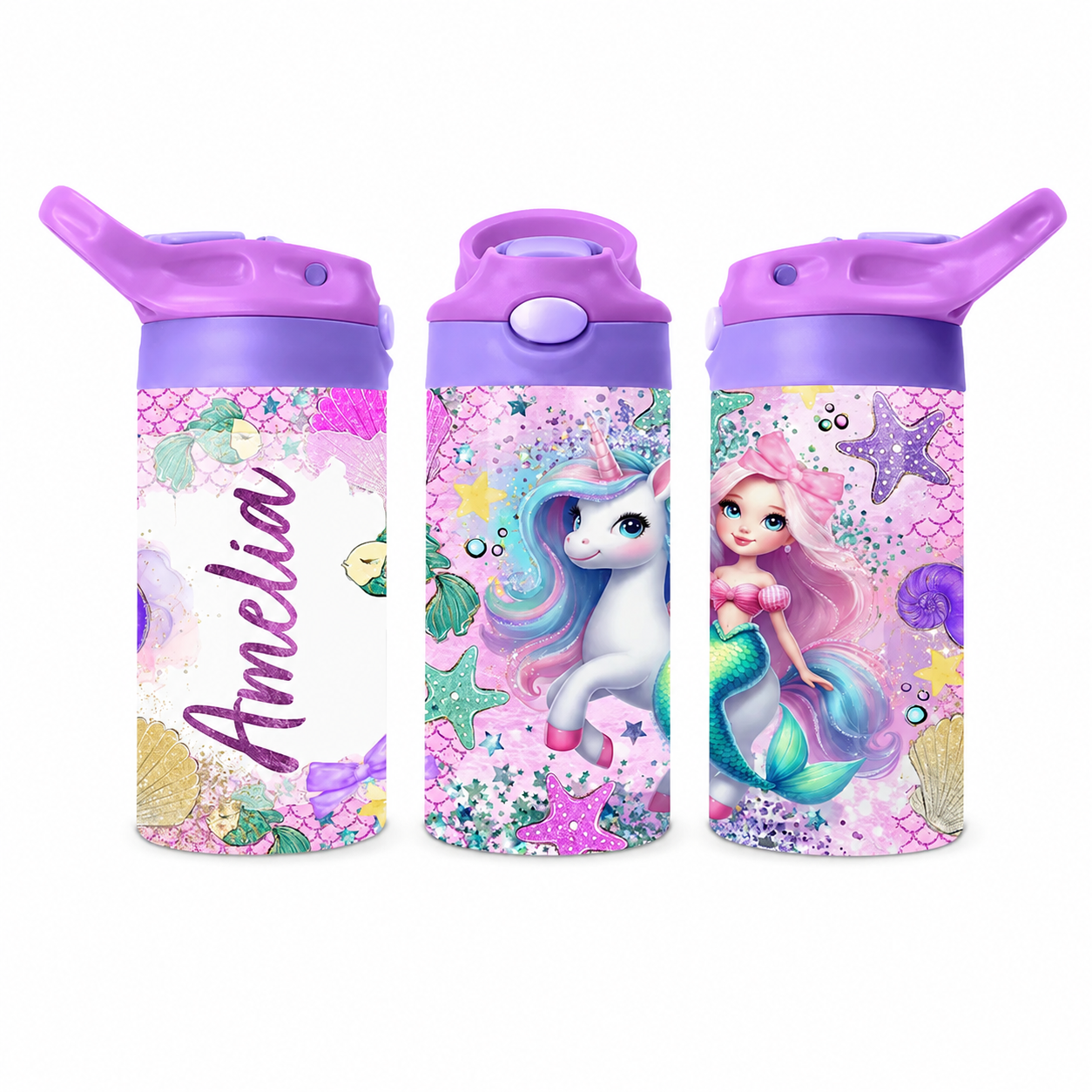 Personalized Unicorn Princess Tumbler - 12oz