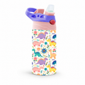 Personalized Girly Dinosaur Tumbler - 12oz