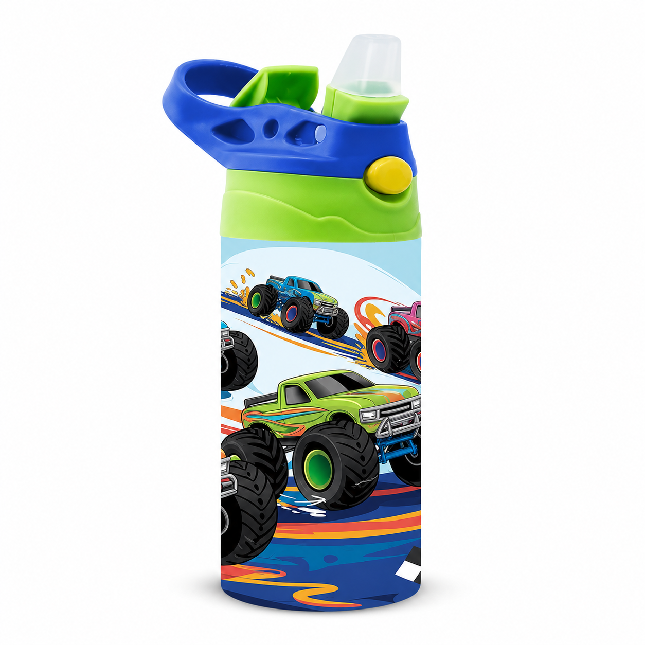 Personalized Monster Truck Ralley Tumbler - 12oz