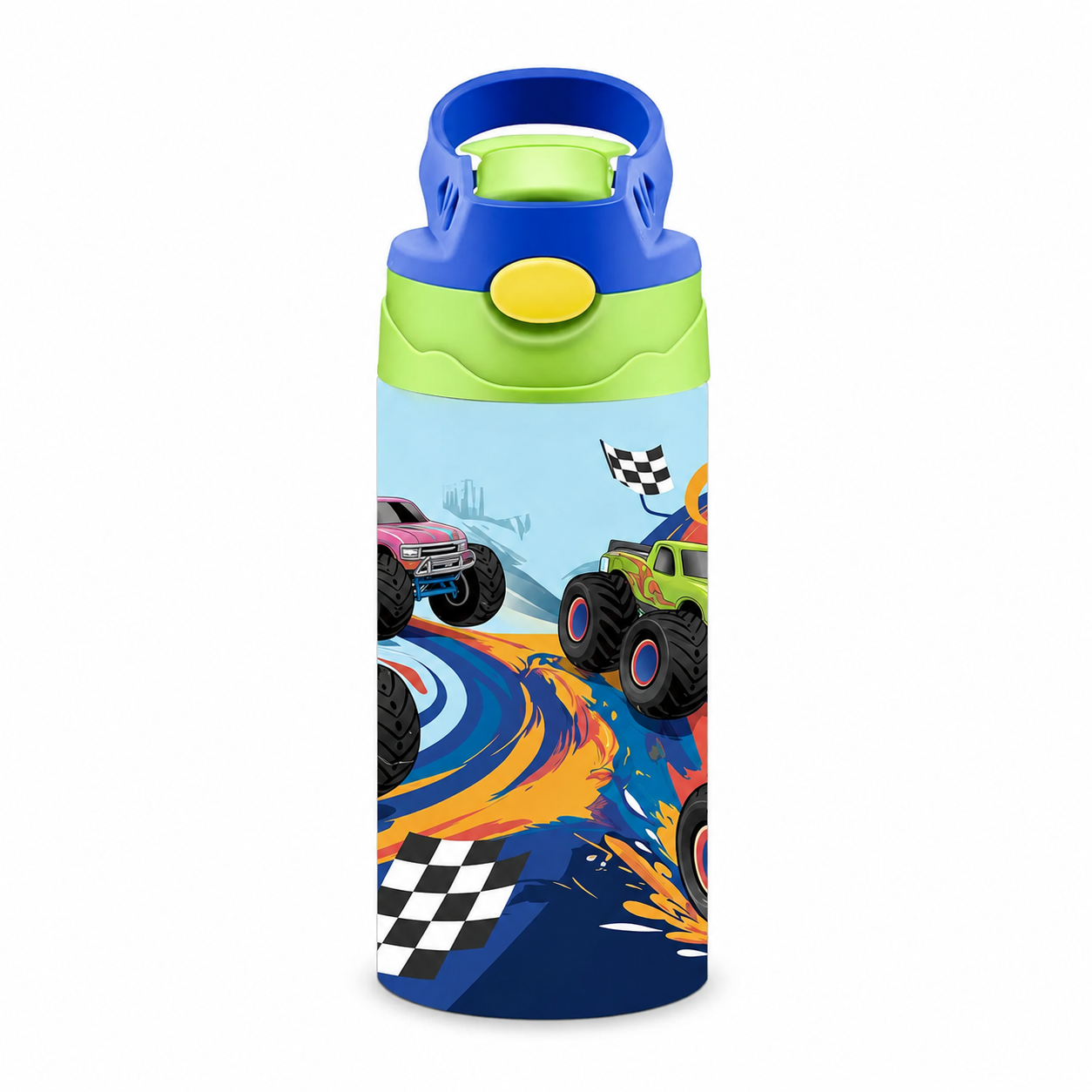 Personalized Monster Truck Ralley Tumbler - 12oz