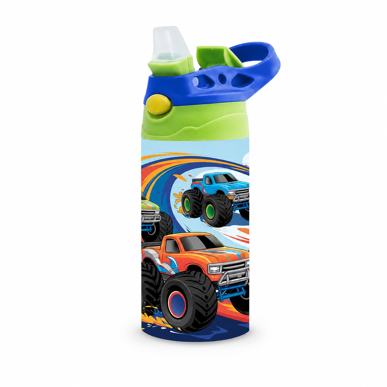 Personalized Monster Truck Ralley Tumbler - 12oz