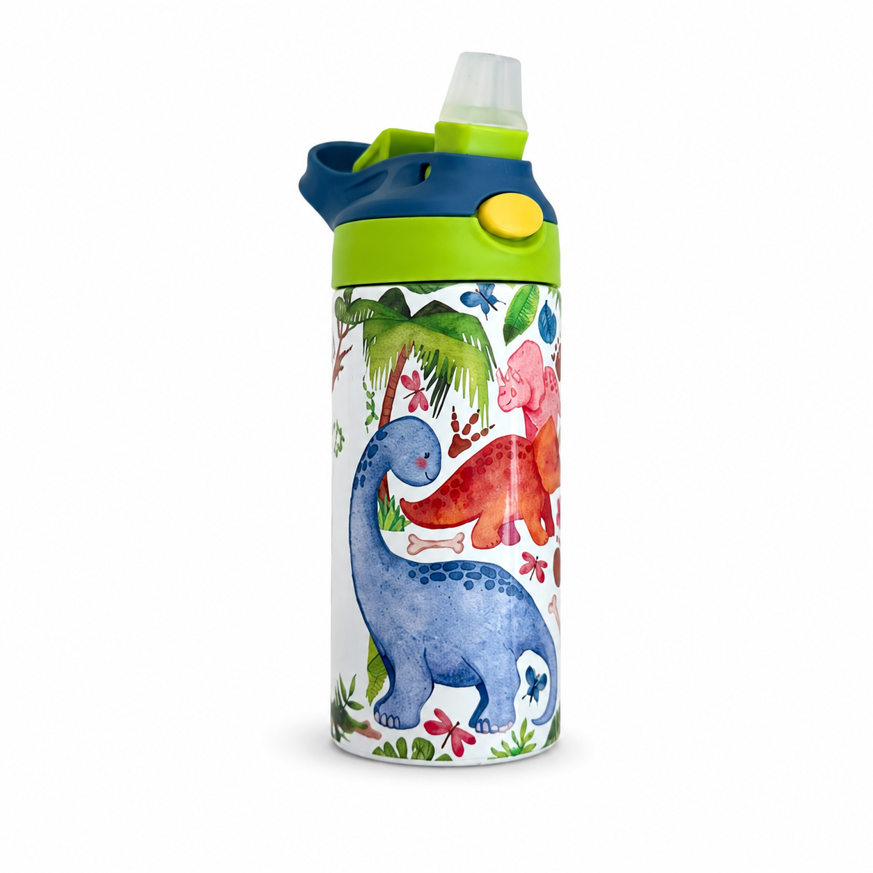 Personalized Sketched Dinosaur Tumbler - 12oz