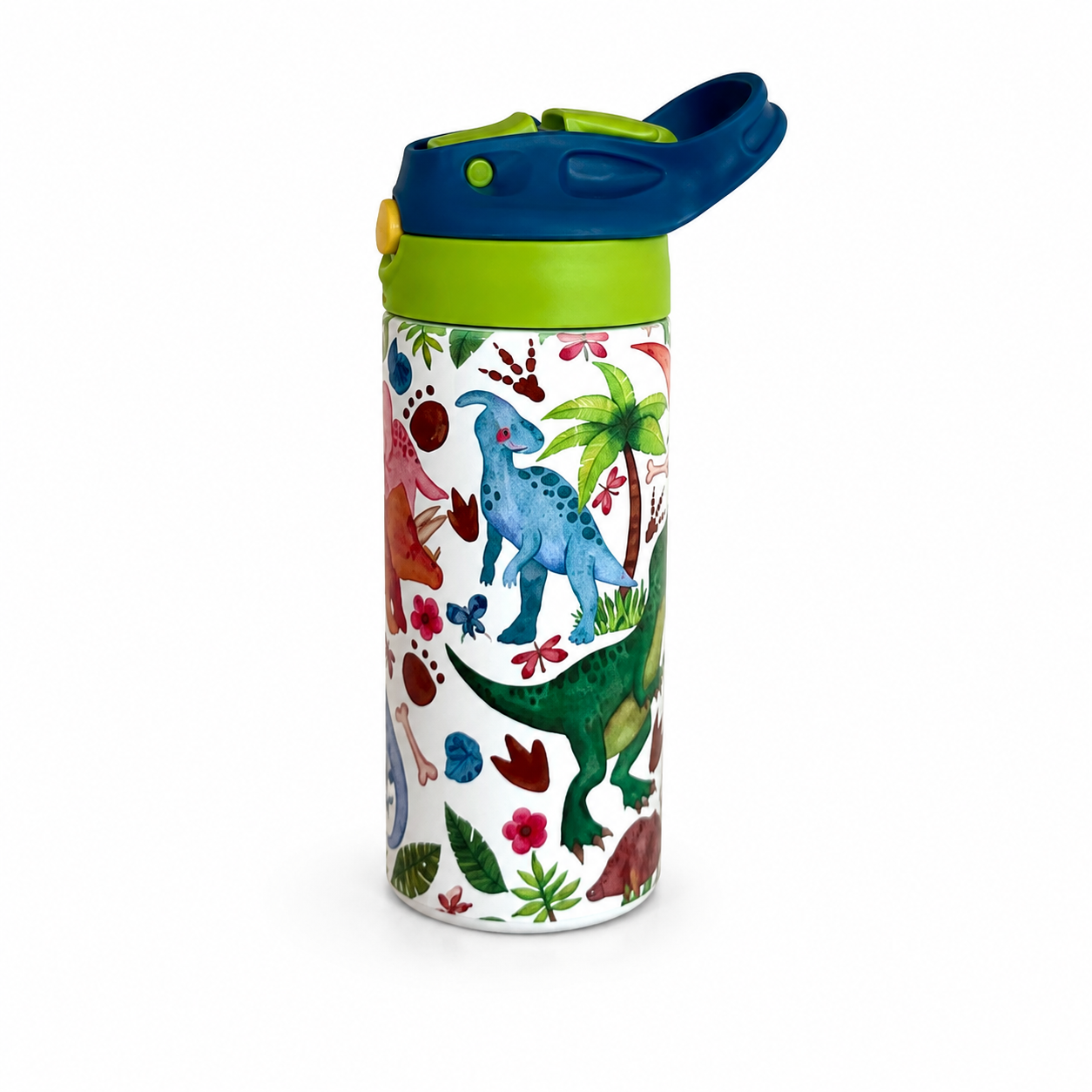 Personalized Sketched Dinosaur Tumbler - 12oz