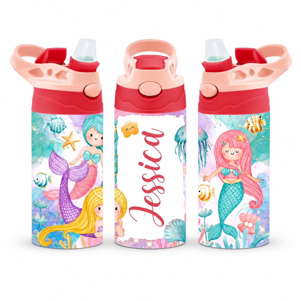Personalized Mermaid Tumbler - 12oz