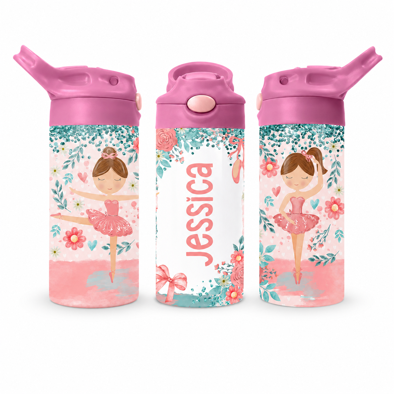 Personalized Ballerina Tumbler - 12oz