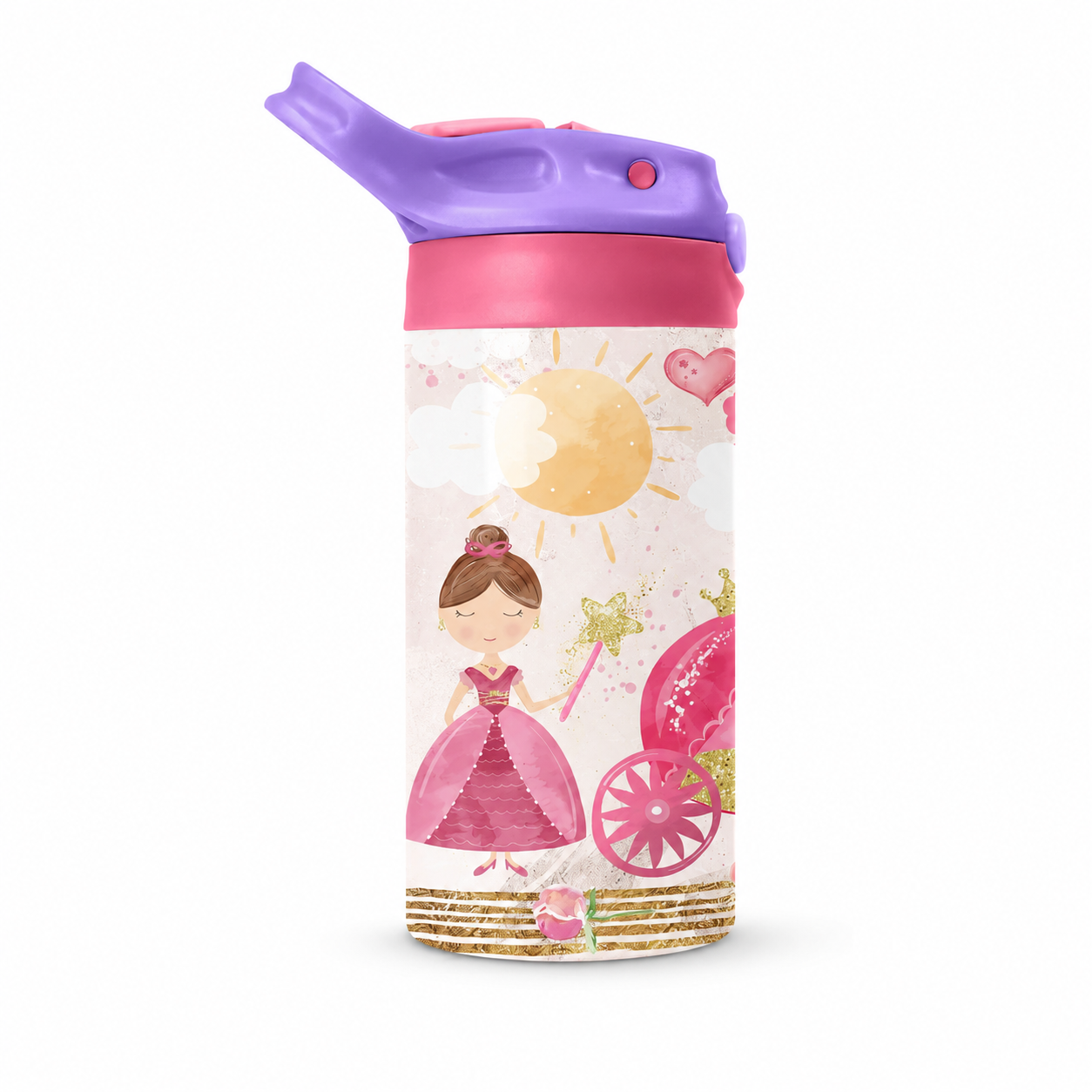 Personalized Princess and the castle Tumbler - 12oz