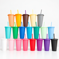 Personalized | Reusable Cups with Lid & Straw