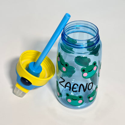 Personalized - Frogs Water Bottle 16 oz