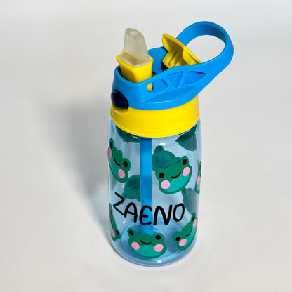 Personalized - Frogs Water Bottle 16 oz