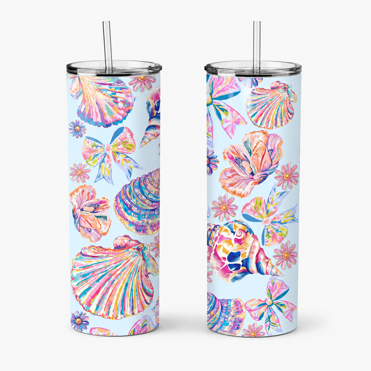 Colorful Seashells Tumbler