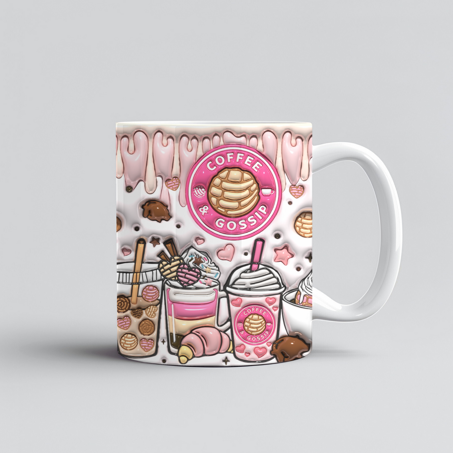 Coffee & Gossip Custom Printed Mug
