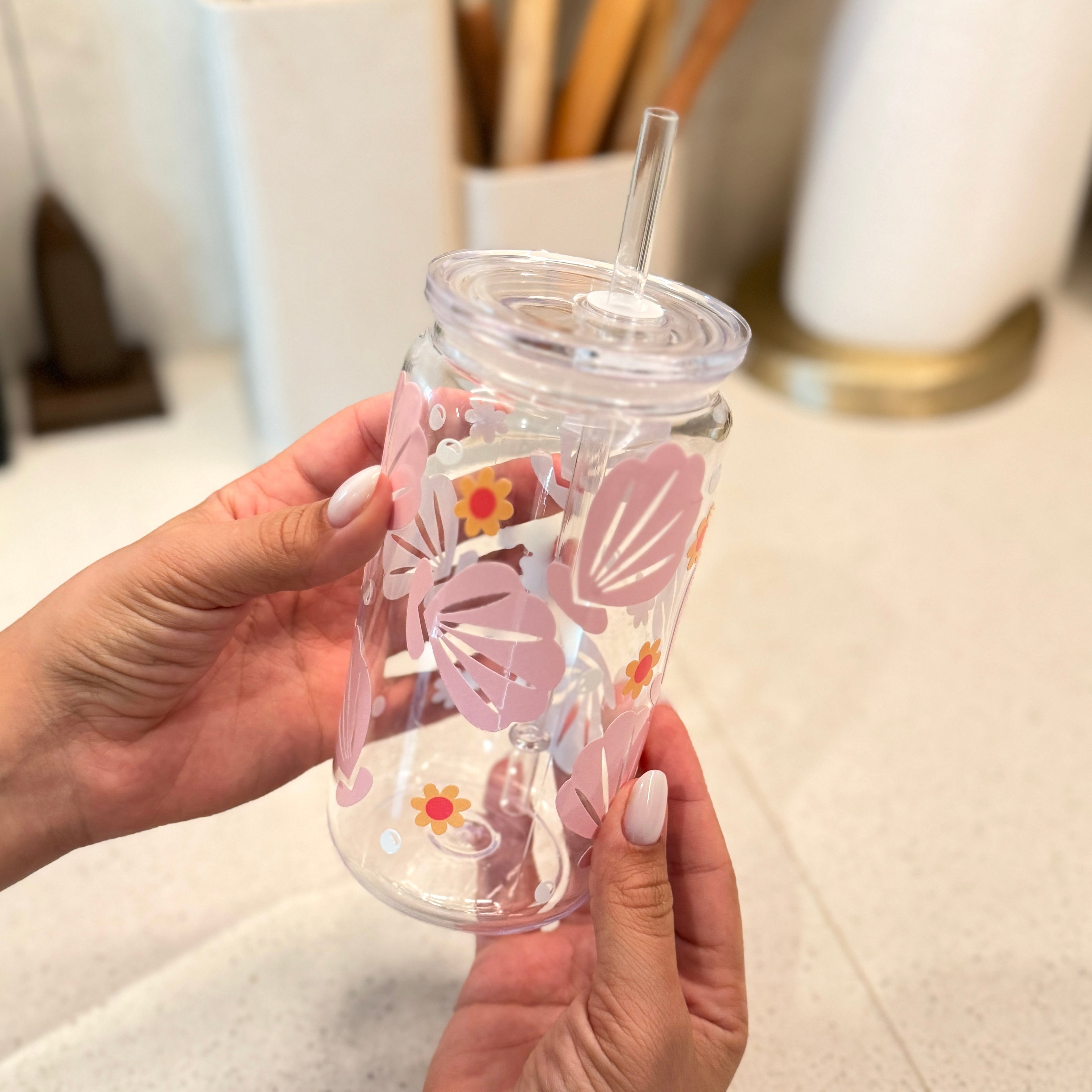 Blush Seashells Cup