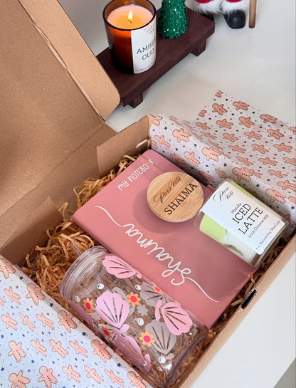 Clear Cup Cozy Box | PERSONALIZED