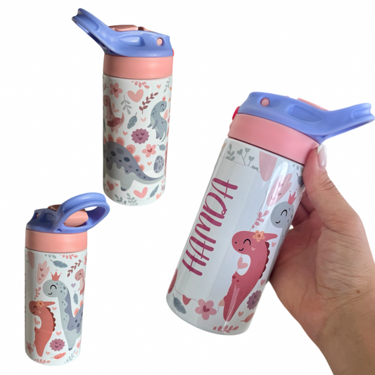 Custom Name- Dinosaur Tumbler 12oz