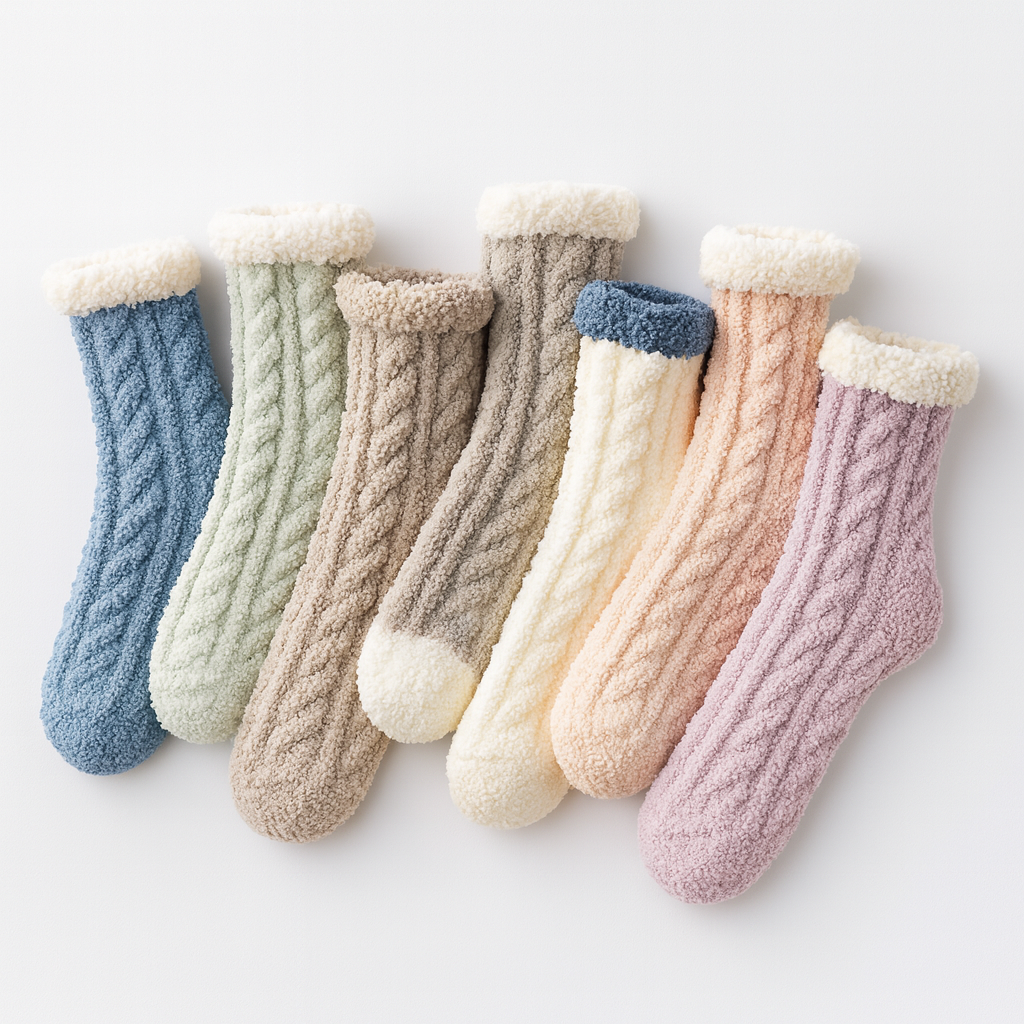 Fuzzy Cozy Socks | 1 Random Pair