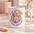 A bit stressed cartoon - Printed Mug