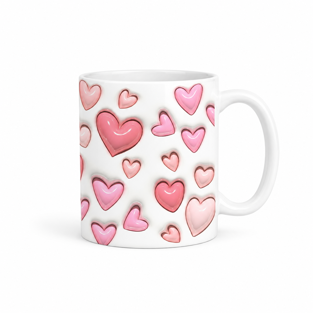 Hearts Custom Printed Mug