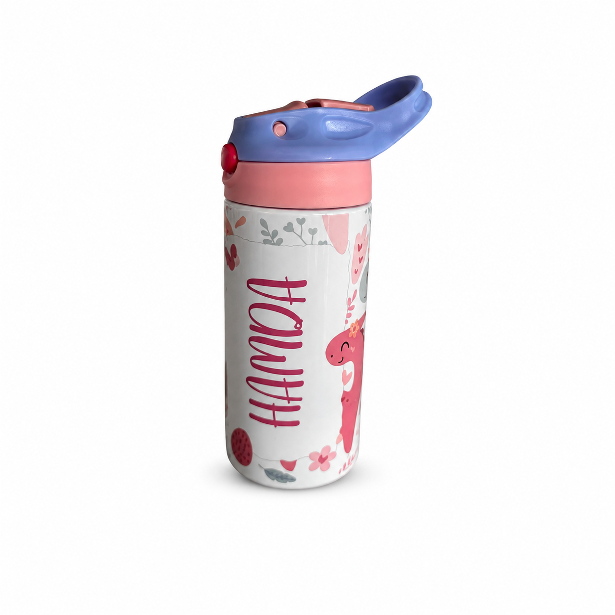 Personalized Pastel Dinosaur Tumbler - 12oz