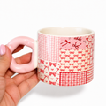 Love Patterns | Printed Cute Handle Mug