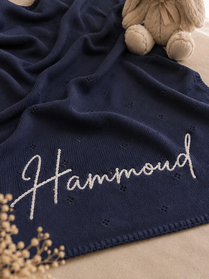 Personalized Cotton Baby Blanket
