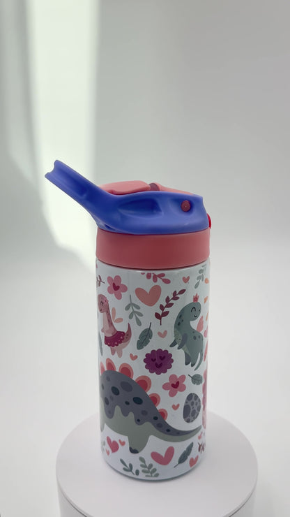 Custom Name- Dinosaur Tumbler 12oz