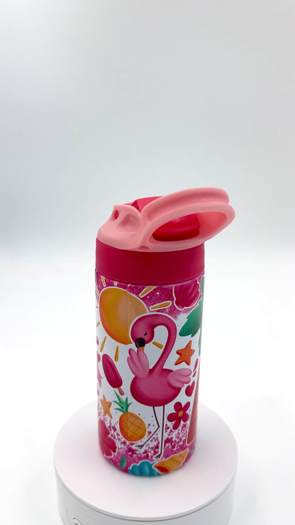 Custom Name- Flamingo Tumbler 12oz