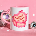 Self Love Club - Custom Printed Heart Mug